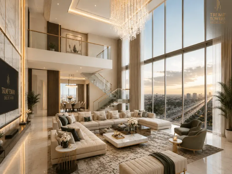 M3M Trump Tower interior, Noida